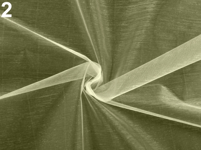 Organza tuhá dekoračná- 1 m