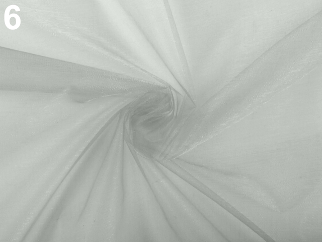 Organza tuhá dekoračná- 1 m