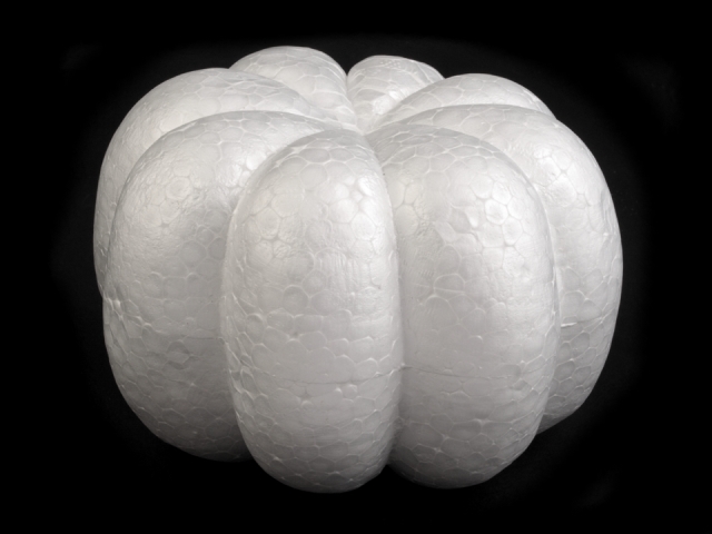 Tekvica 8x12,5 cm polystyrén - 1 ks