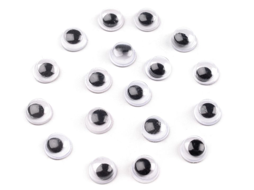 Samolepiace oči 6 mm - 50 ks