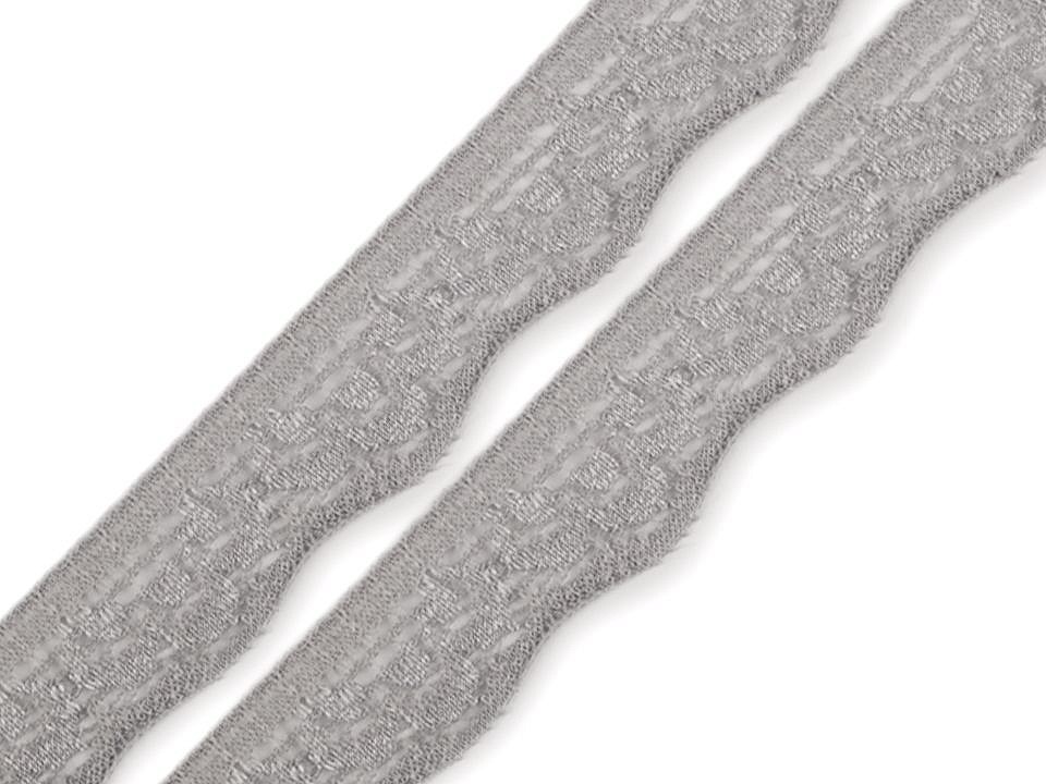 Elastická čipka šírka 20 mm 1 m