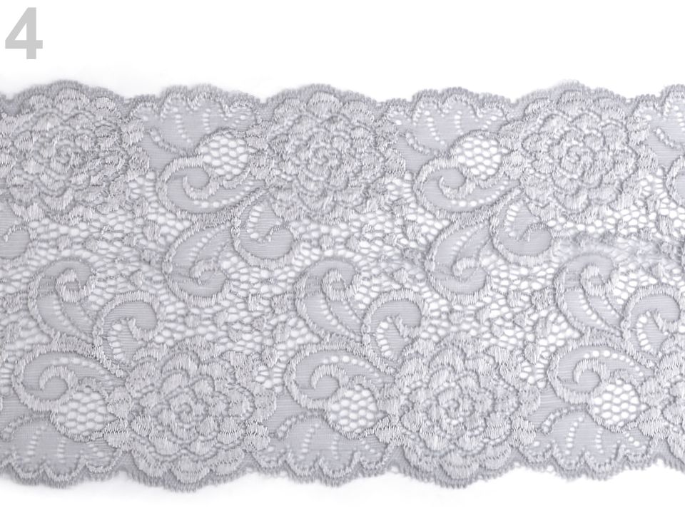Elastická čipka / vsádka / behúň šírka 150 mm - 1m