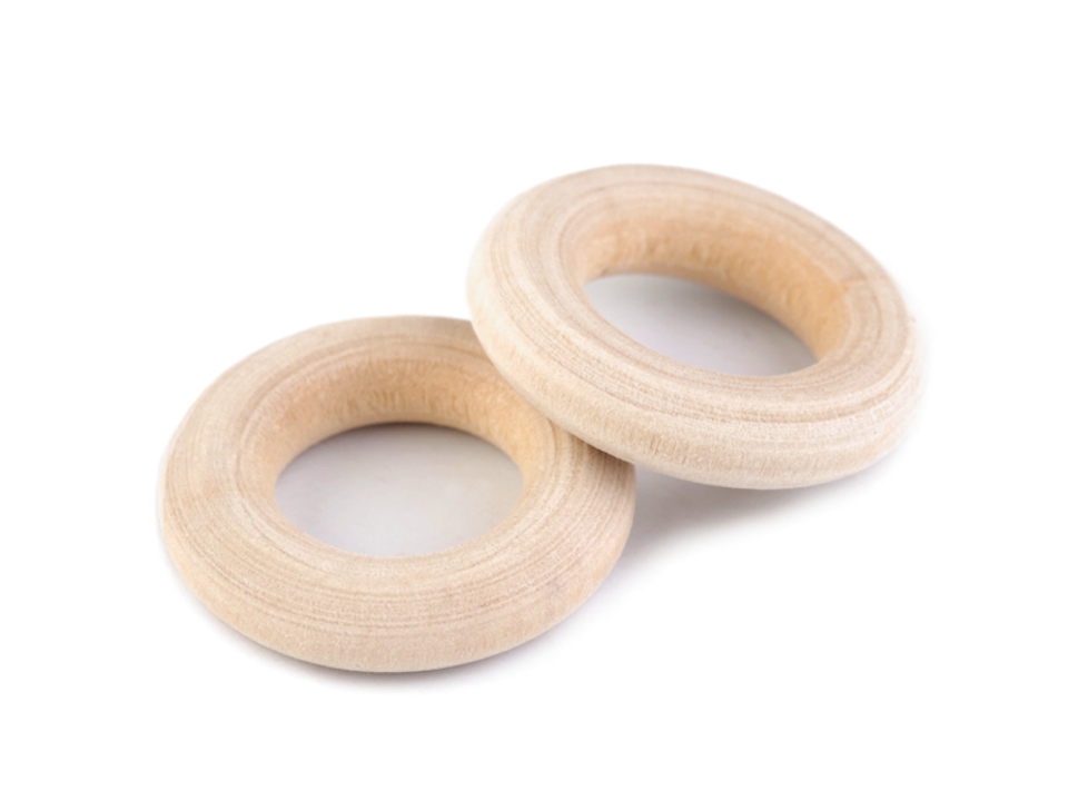 Drevený krúžok Ø12 mm - 10ks