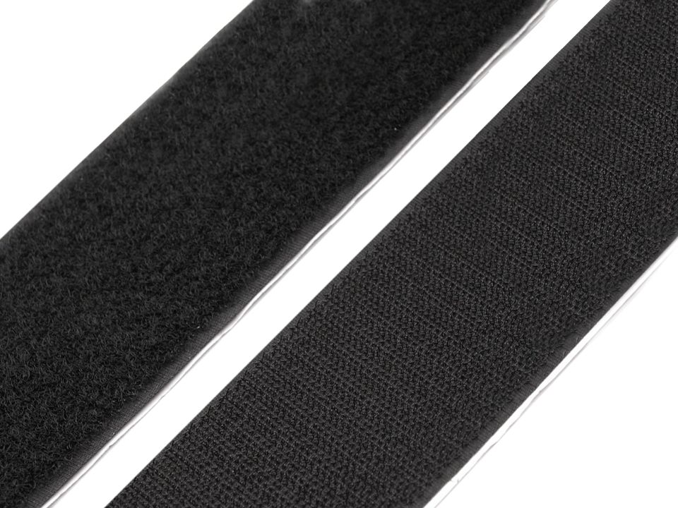 Suchý zips háčik + plyš samolepiaci šírka 50 mm - 1 m