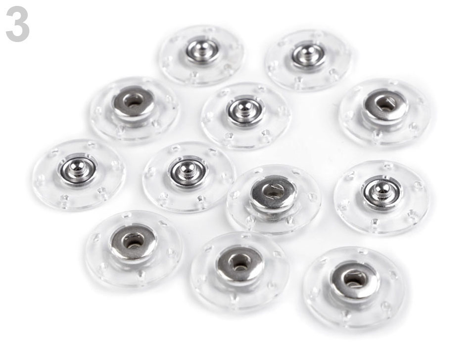 Designové patentky / druky Ø 25 mm - 6 párov