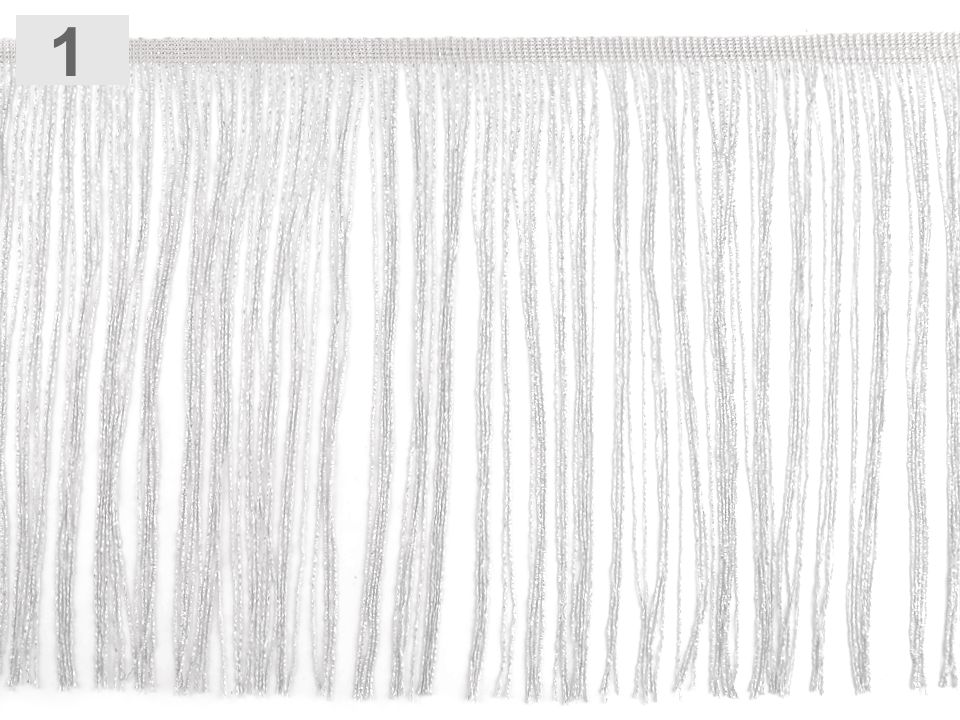 Strapce šírka 25 cm s lurexom  - 1 m