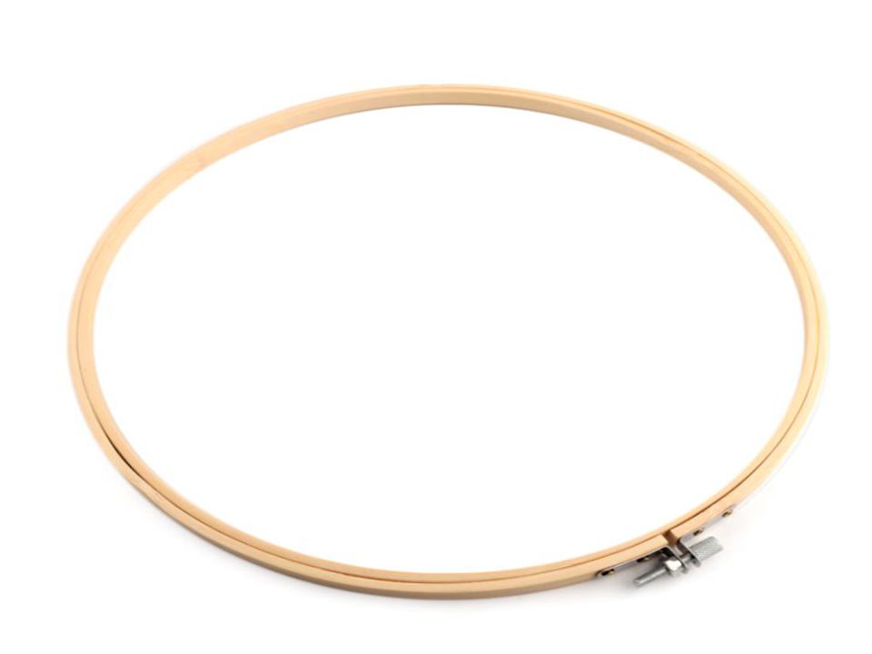 Vyšívací kruh bambusový, veľký Ø29 cm - 1 ks