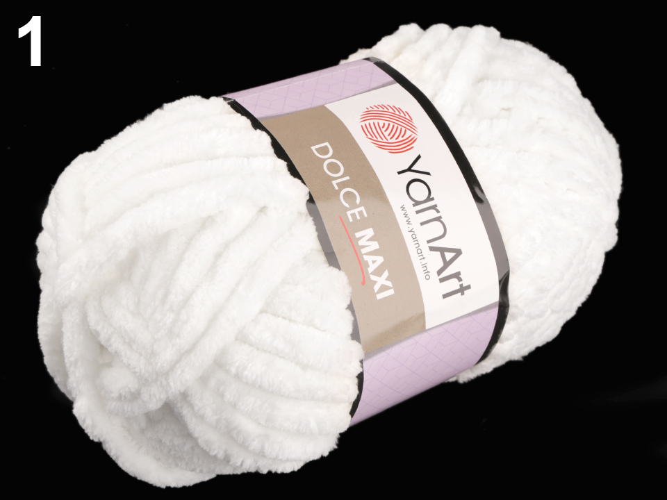 Pletacia žinylková priadza YarnArt Dolce Maxi 200g