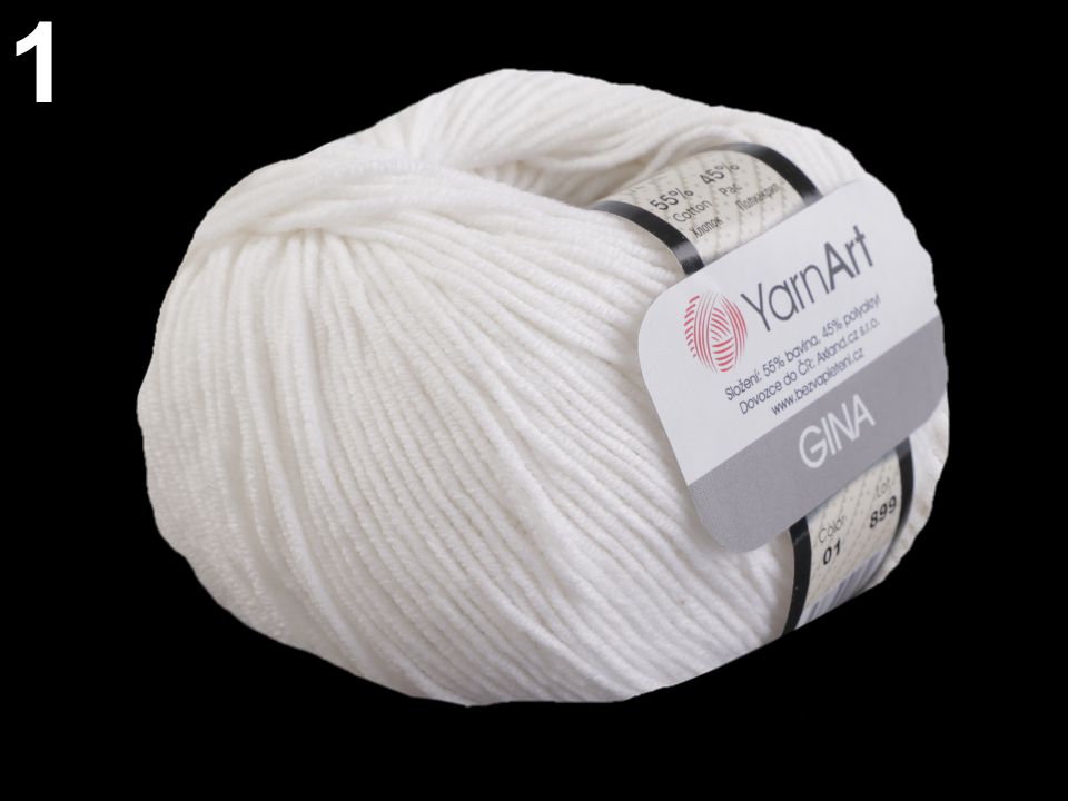 Pletacia priadza YarnArt Gina / Jeans 50g