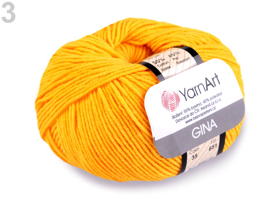 Pletacia priadza YarnArt Gina / Jeans 50g