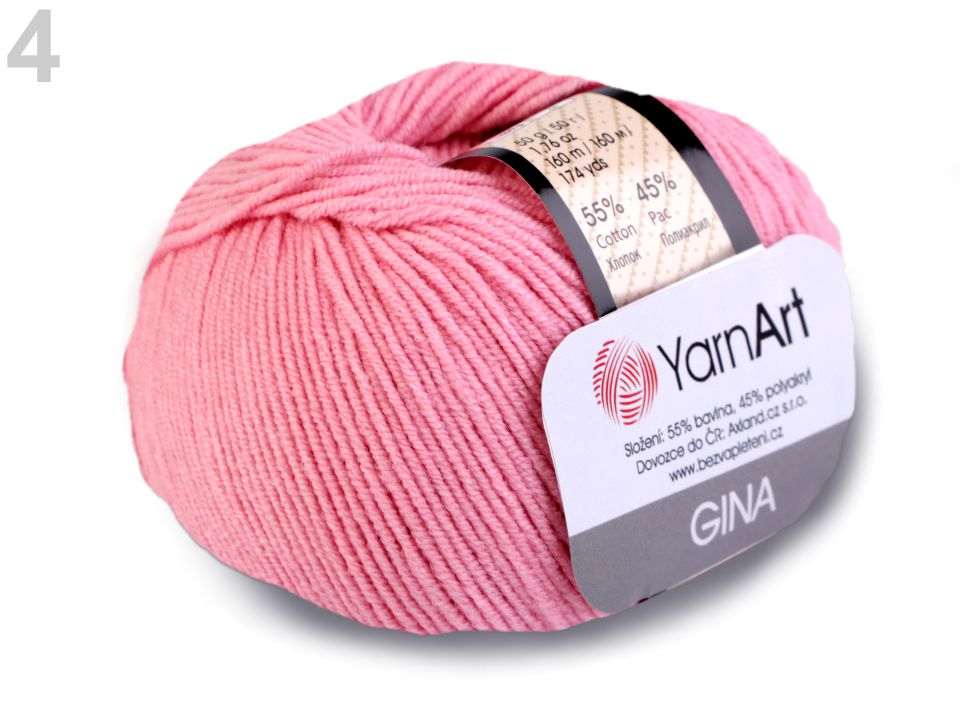 Pletacia priadza YarnArt Gina / Jeans 50g