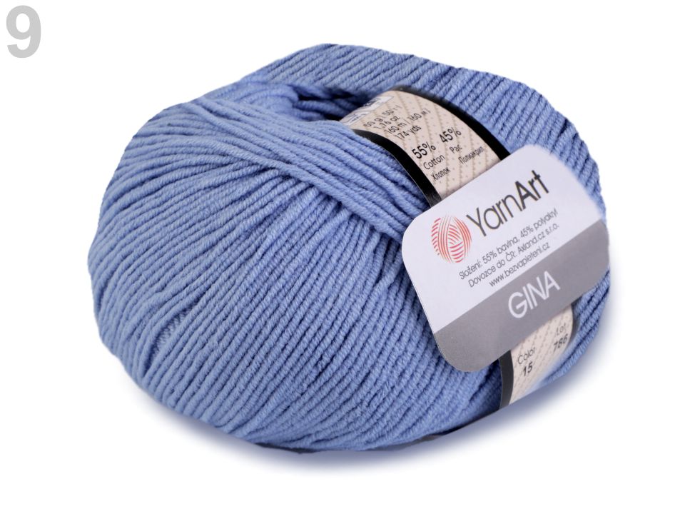 Pletacia priadza YarnArt Gina / Jeans 50g