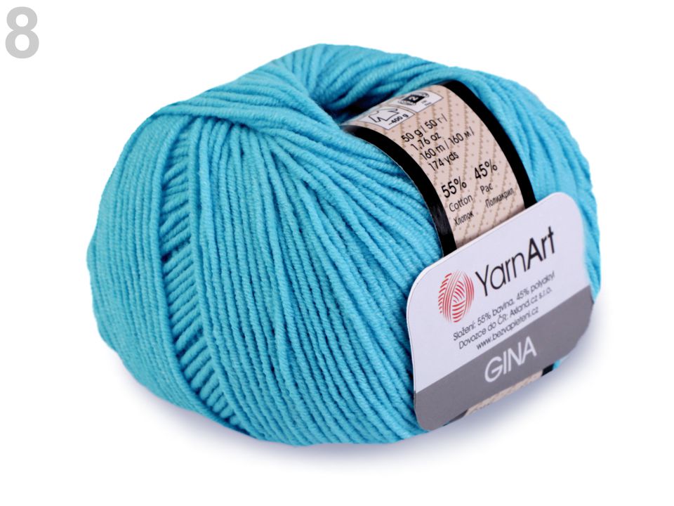 Pletacia priadza YarnArt Gina / Jeans 50g
