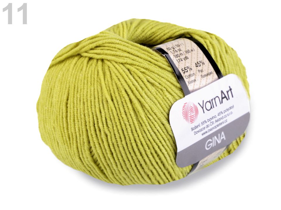 Pletacia priadza YarnArt Gina / Jeans 50g