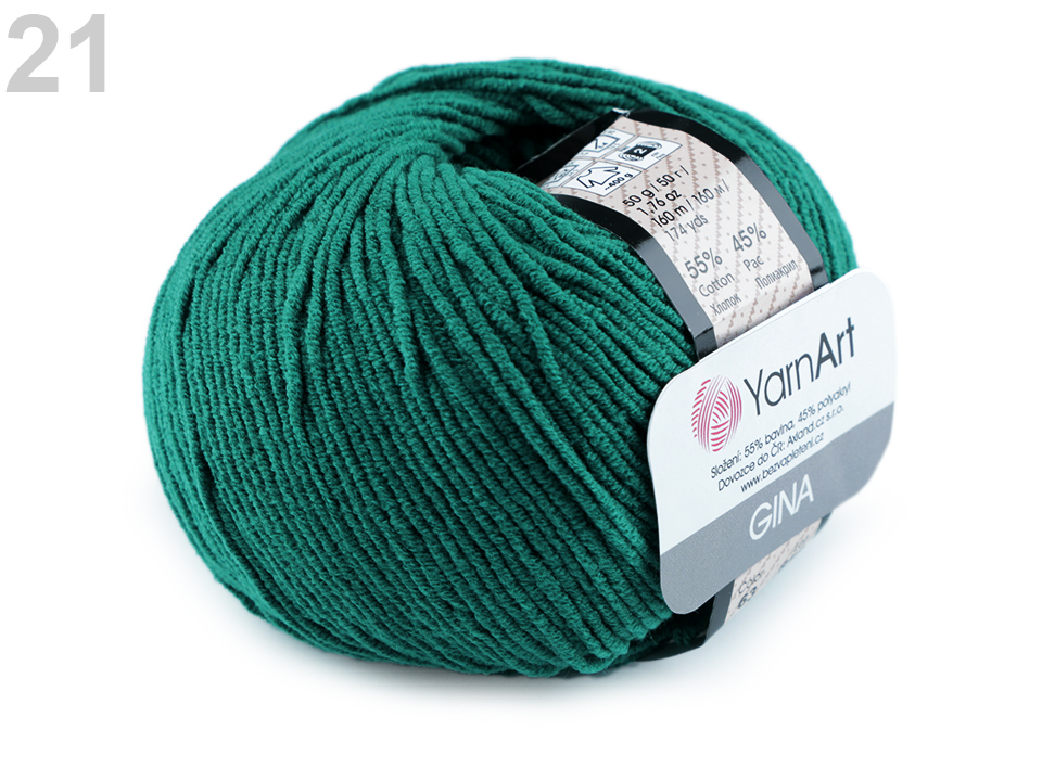 Pletacia priadza YarnArt Gina / Jeans 50g
