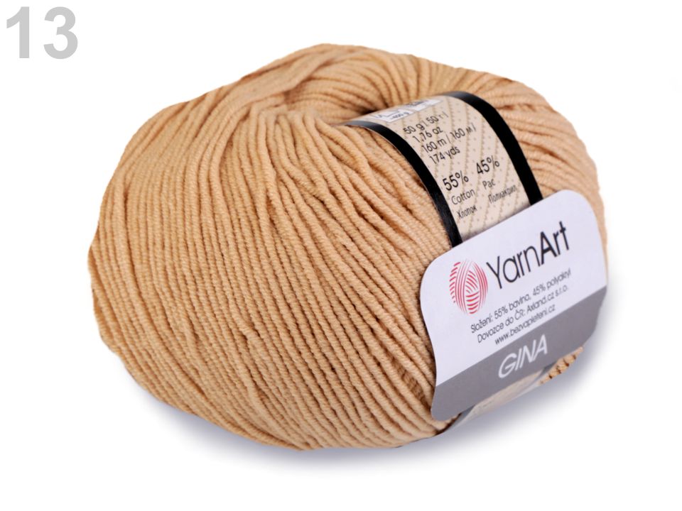 Pletacia priadza YarnArt Gina / Jeans 50g
