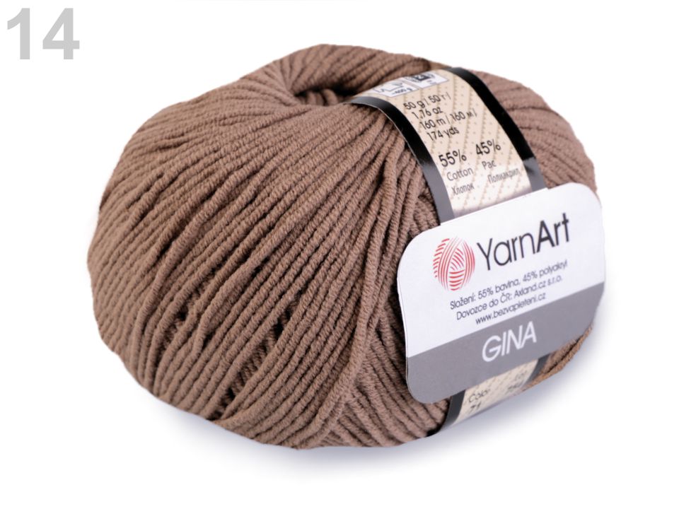 Pletacia priadza YarnArt Gina / Jeans 50g