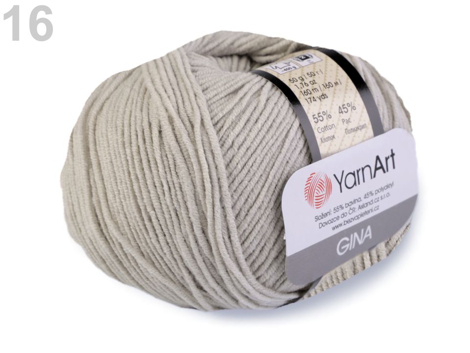 Pletacia priadza YarnArt Gina / Jeans 50g
