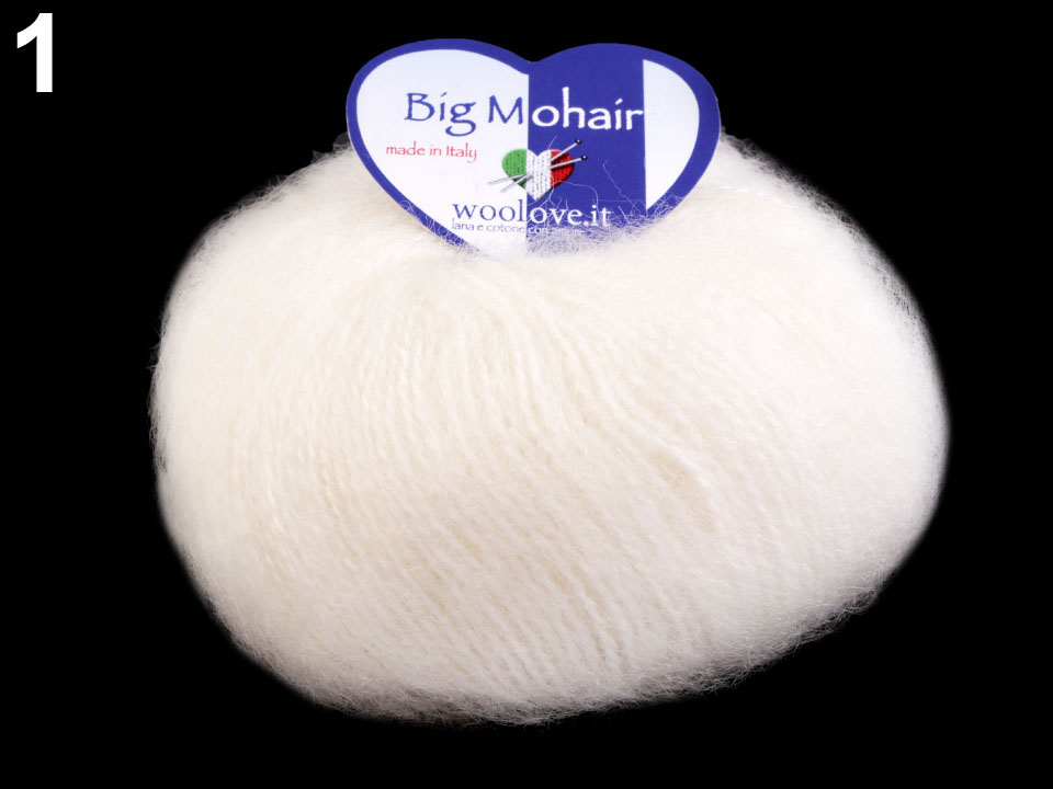 Pletacia priadza 25 g Big Mohair - 1ks