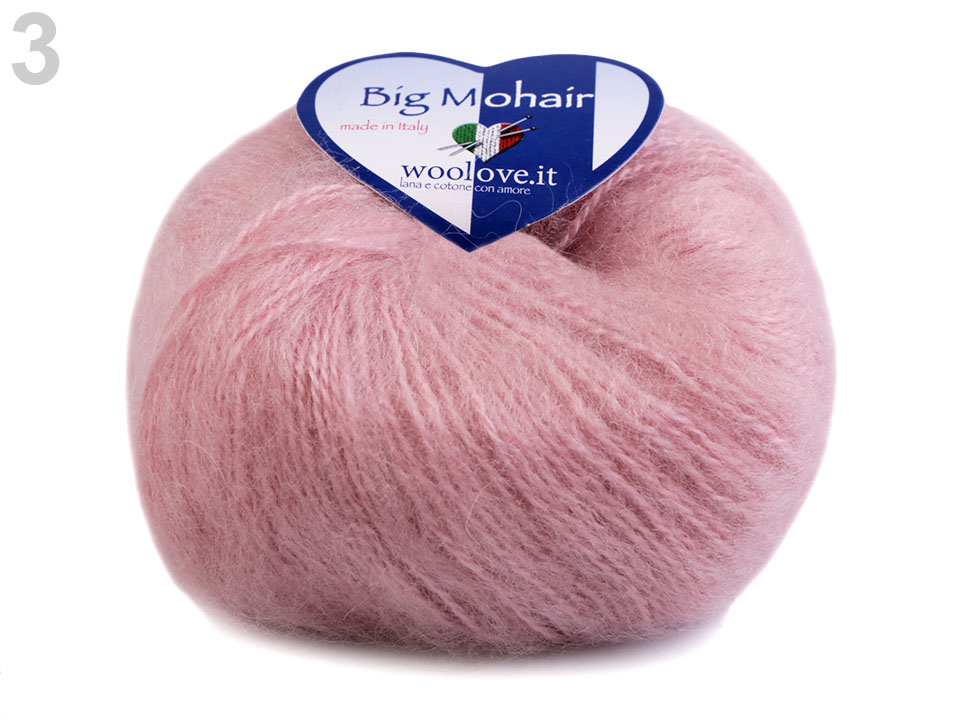 Pletacia priadza 25 g Big Mohair - 1ks