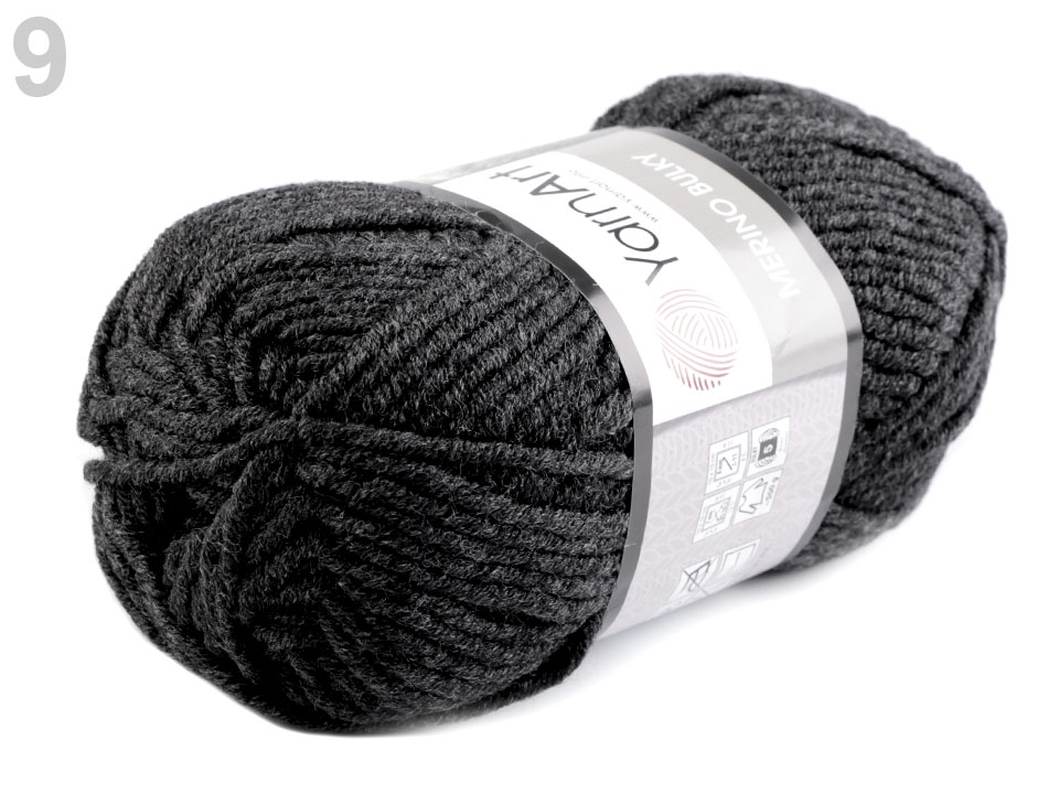 Pletacia priadza YarnArt Merino Bulky (hrčky) 100g
