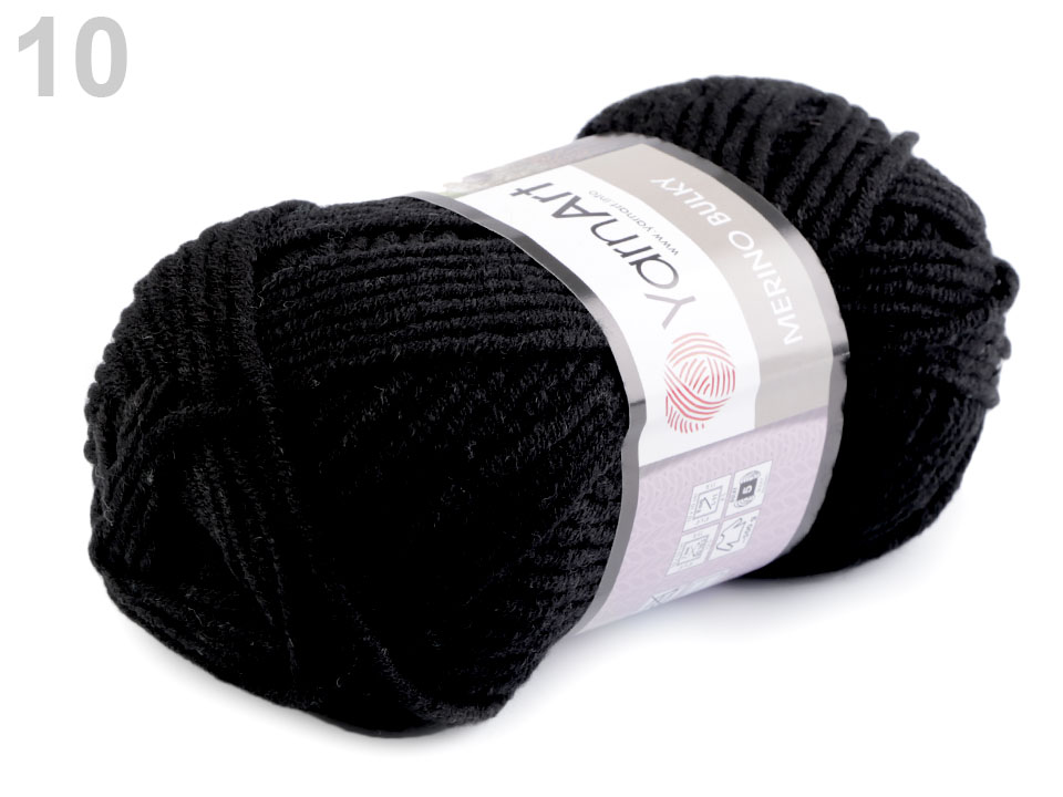 Pletacia priadza YarnArt Merino Bulky (hrčky) 100g