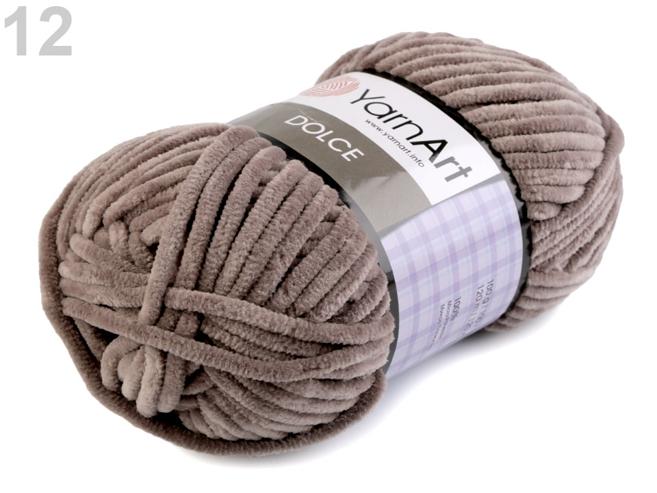 Pletacia ženilková priadza YarnArt Dolce 100g