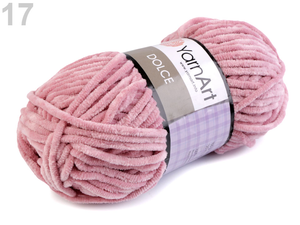 Pletacia ženilková priadza YarnArt Dolce 100g