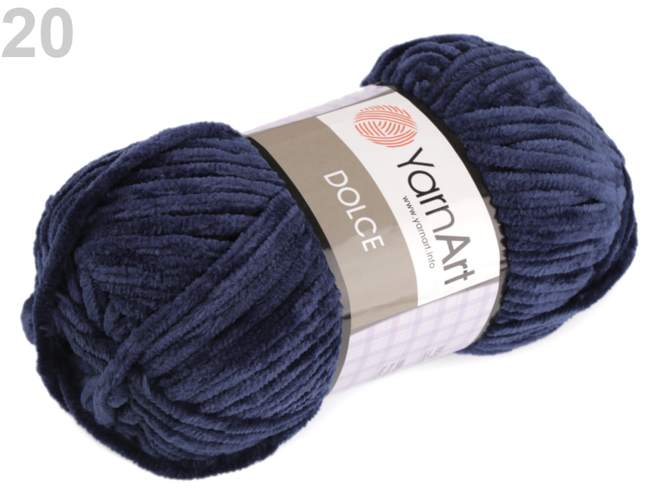 Pletacia ženilková priadza YarnArt Dolce 100g