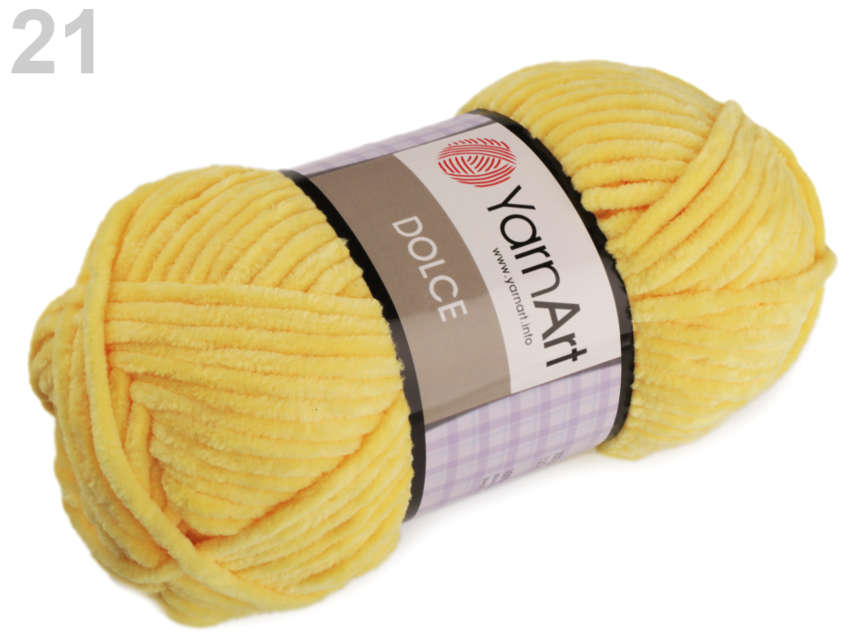 Pletacia ženilková priadza YarnArt Dolce 100g