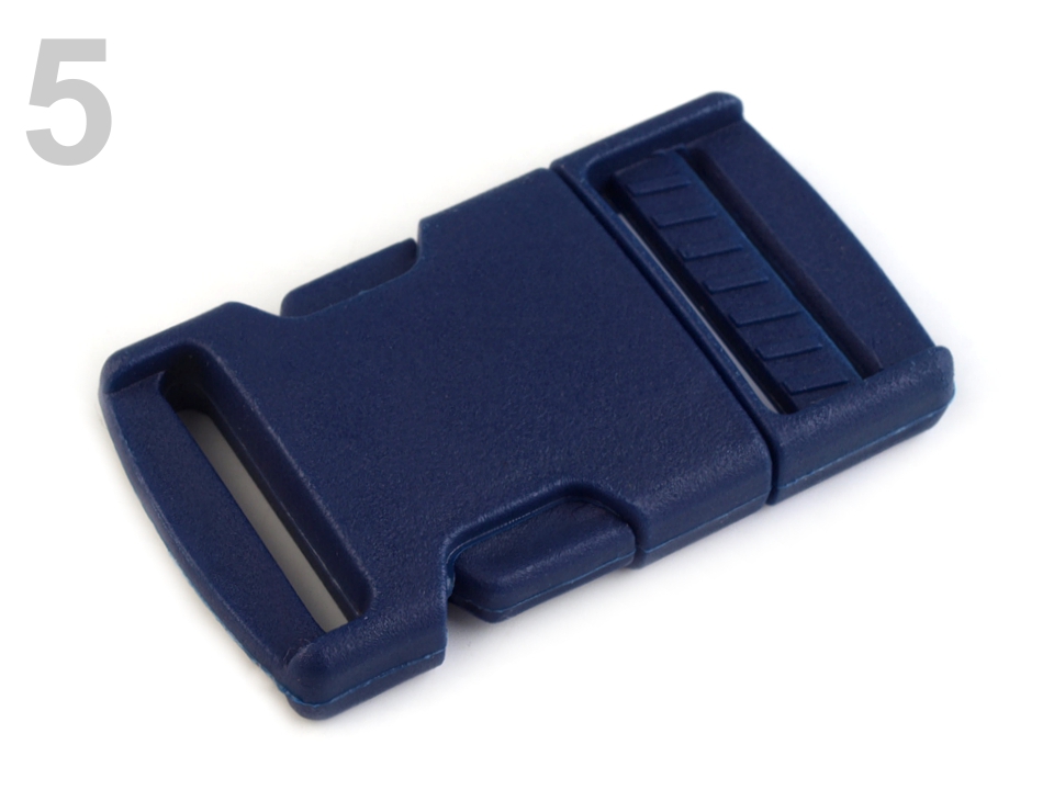 Spona trojzubec šírka 25 mm - 5 párov