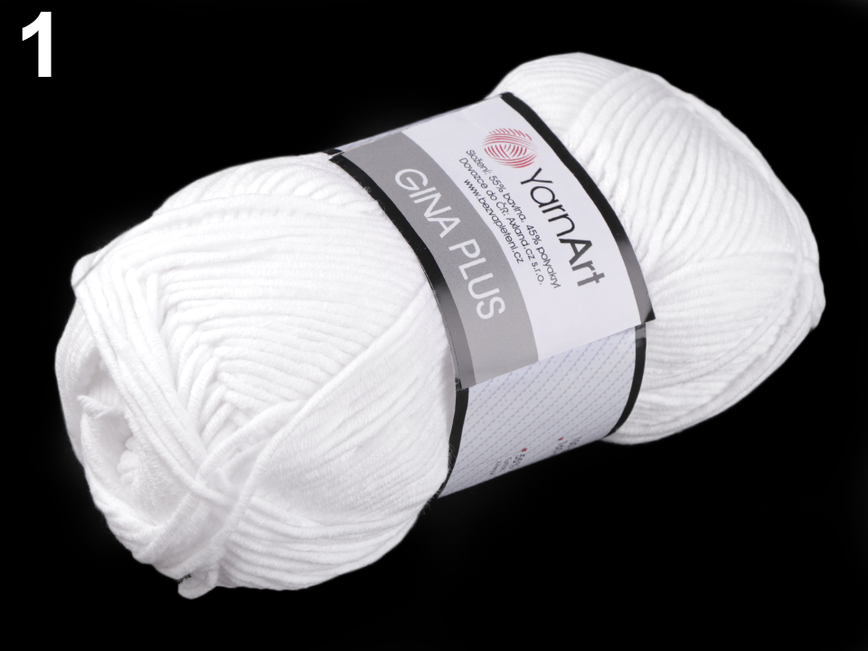Pletacia priadza YarnArt Gina / Jeans Plus 100g