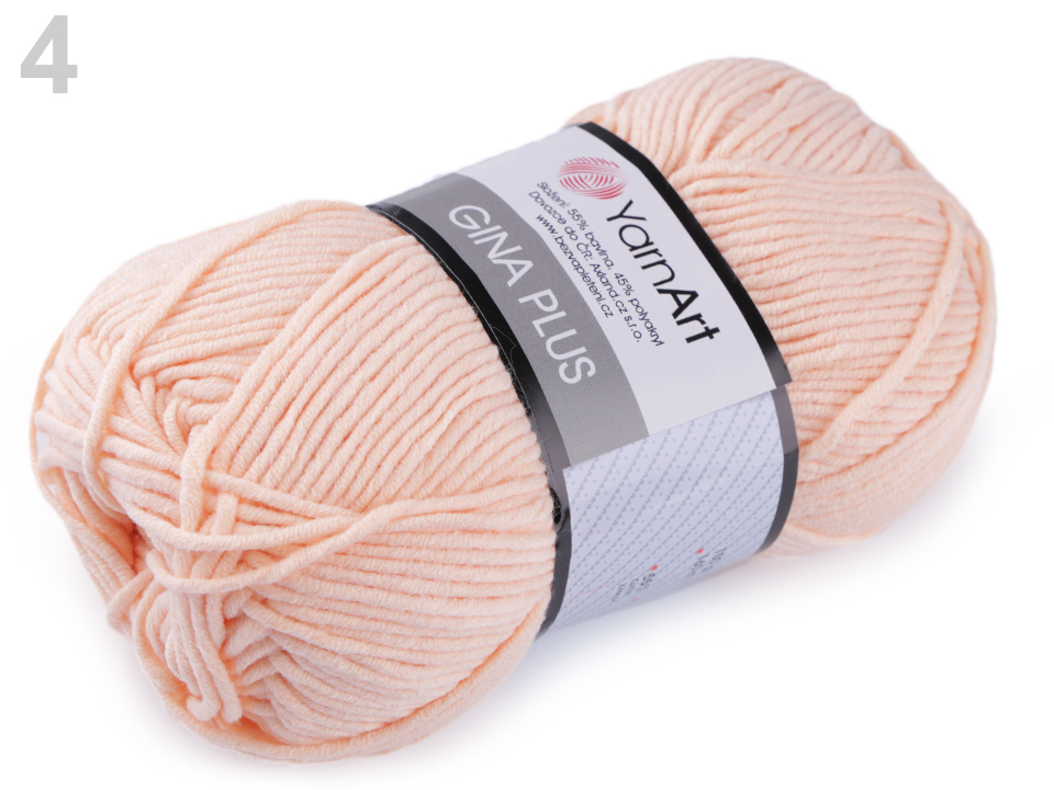 Pletacia priadza YarnArt Gina / Jeans Plus 100g