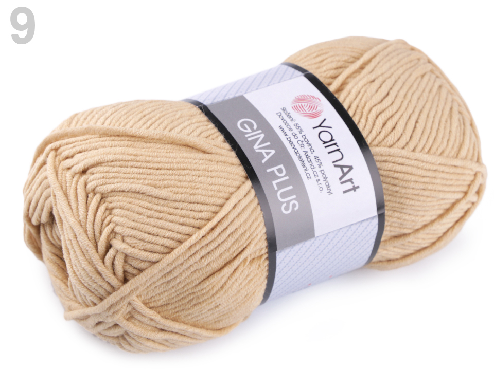 Pletacia priadza YarnArt Gina / Jeans Plus 100g