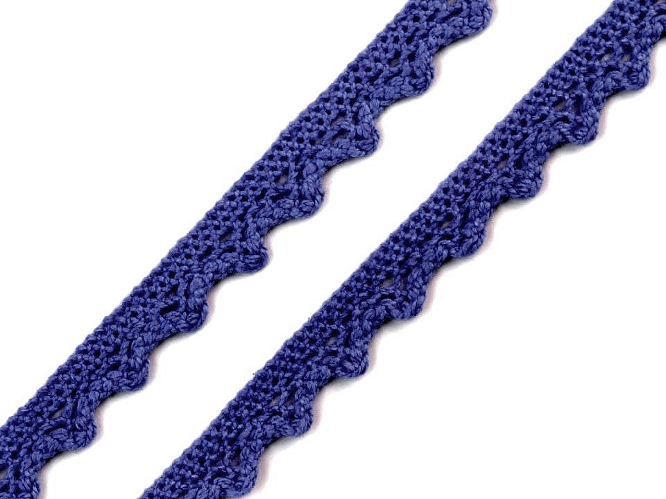 Bavlnená čipka šírka 11 mm paličkovaná - 1 m