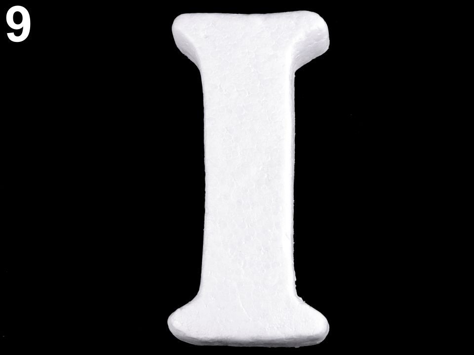 3D písmená abecedy polystyrén - 1 ks
