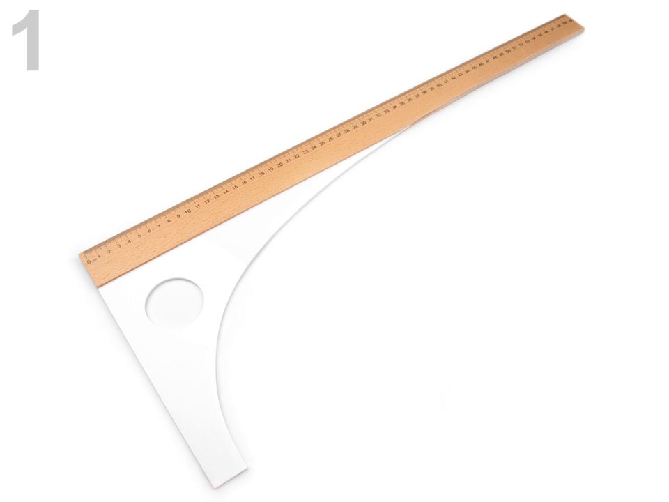 Krajčírsky príložník dĺžka 60 cm - 1 ks