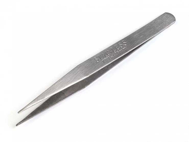 Kovová pinzeta rovná 12,5 cm - 1ks