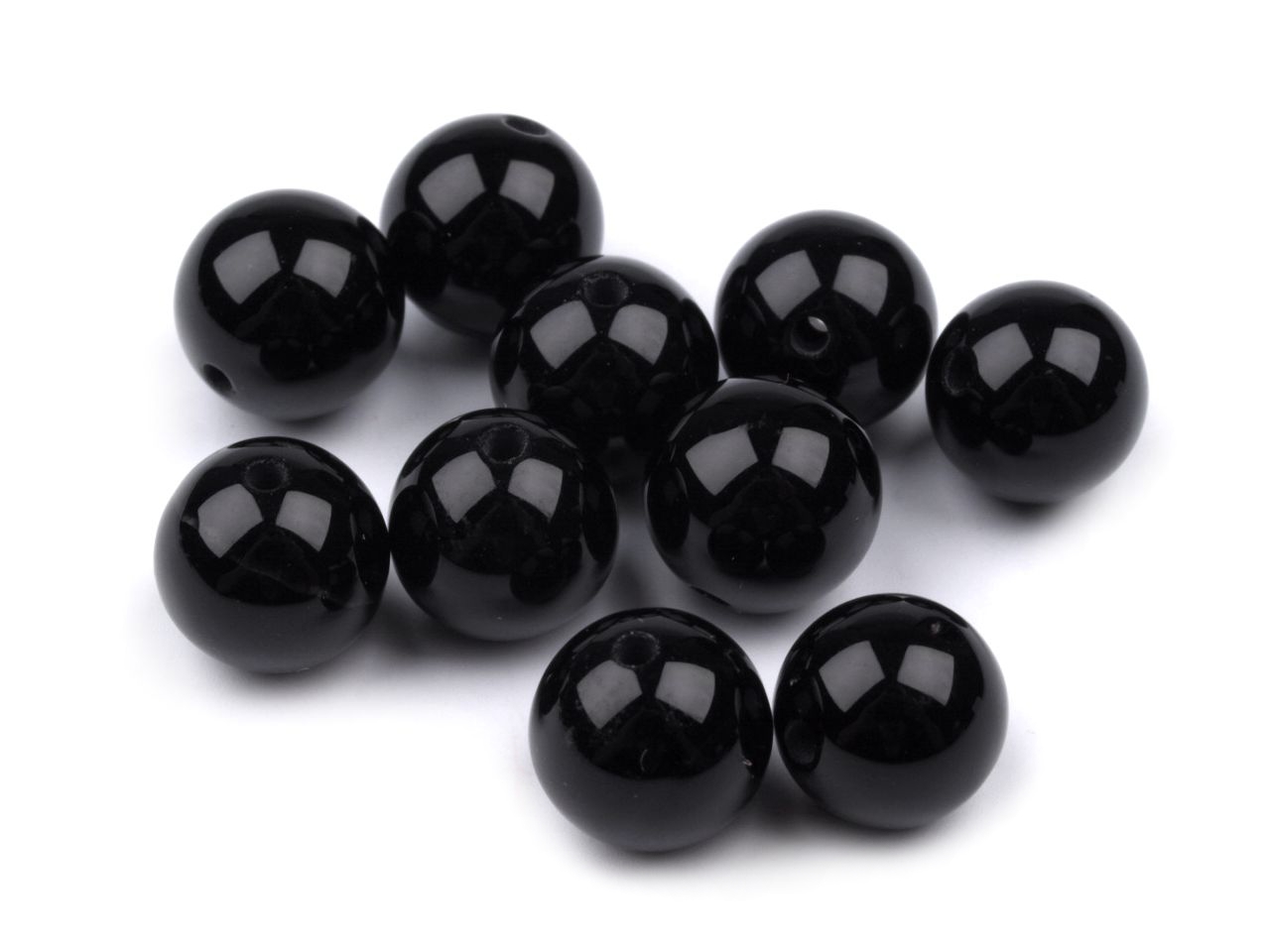 Minerálne korálky Onyx Ø8 mm - 10 ks