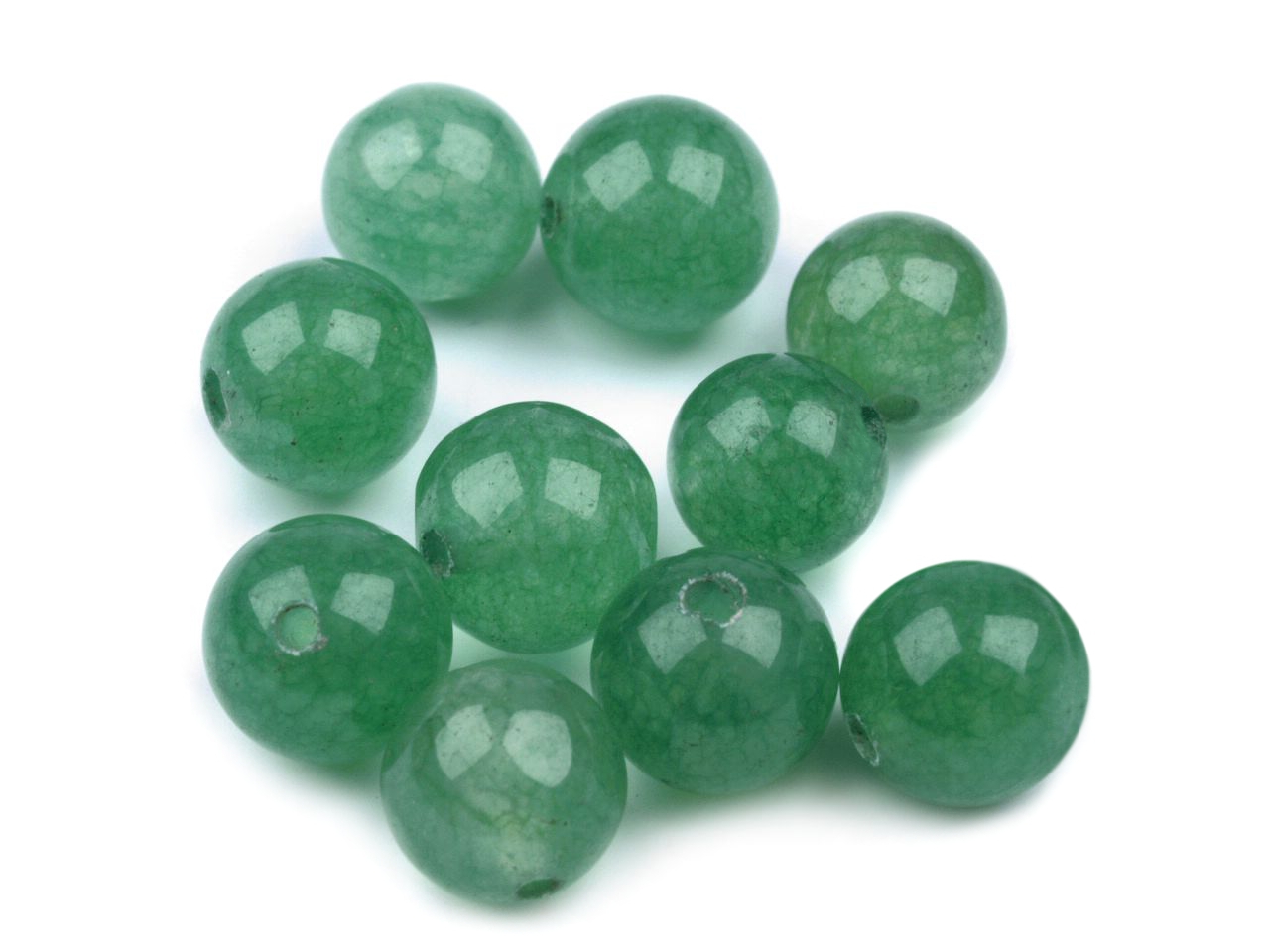 Minerálne korálky Avanturín Ø8 mm - 10ks