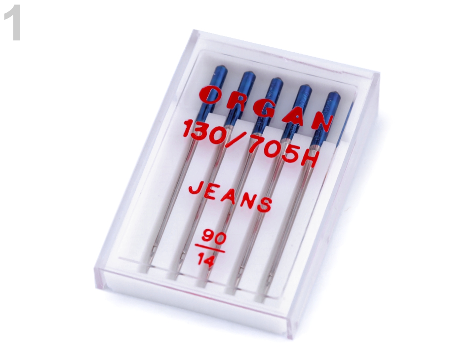 Strojové ihly Jeans 90 Organ