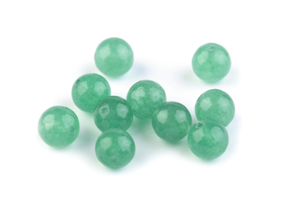 Minerálové koráliky Avanturín Ø6 mm - 10ks