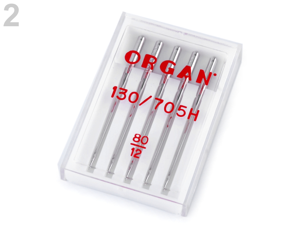Strojové ihly Universal 80 Organ - 1 krabička
