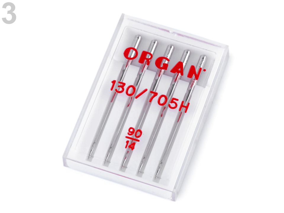 Strojové ihly Universal 90 Organ - 1 krabička