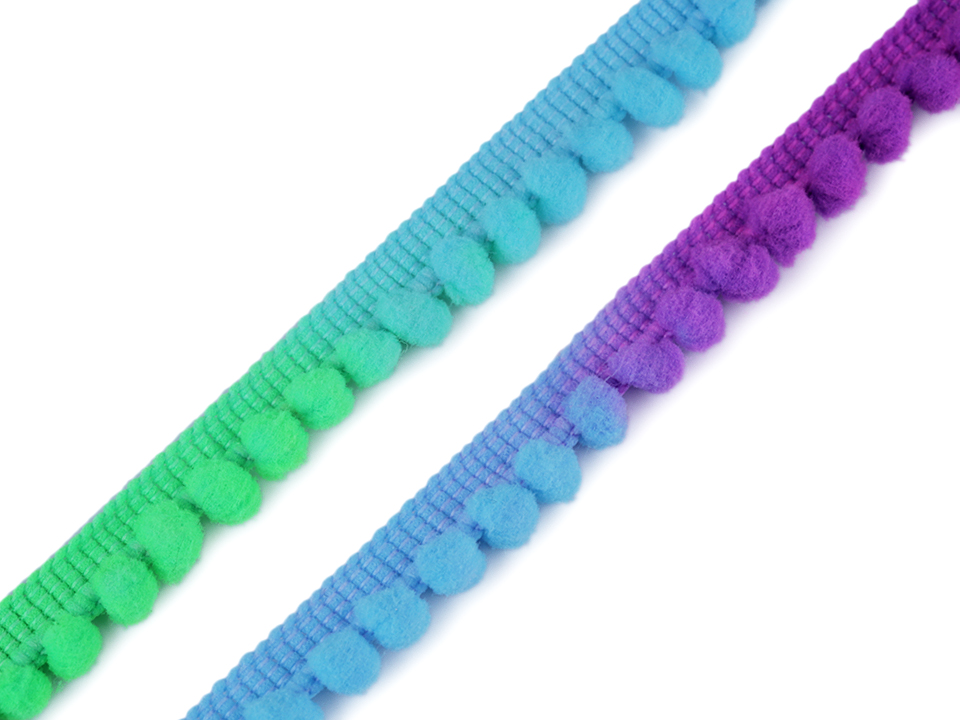 Prámik šírka 14 mm s brmbolcami Ø6 mm neonový - 1 m