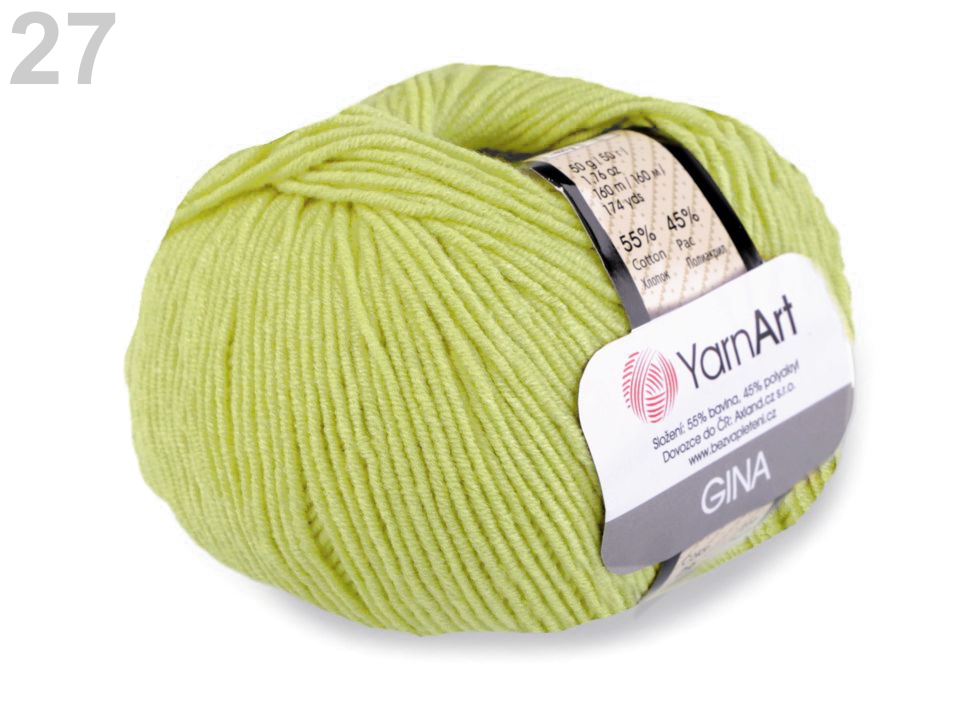 Pletacia priadza YarnArt Gina / Jeans 50g