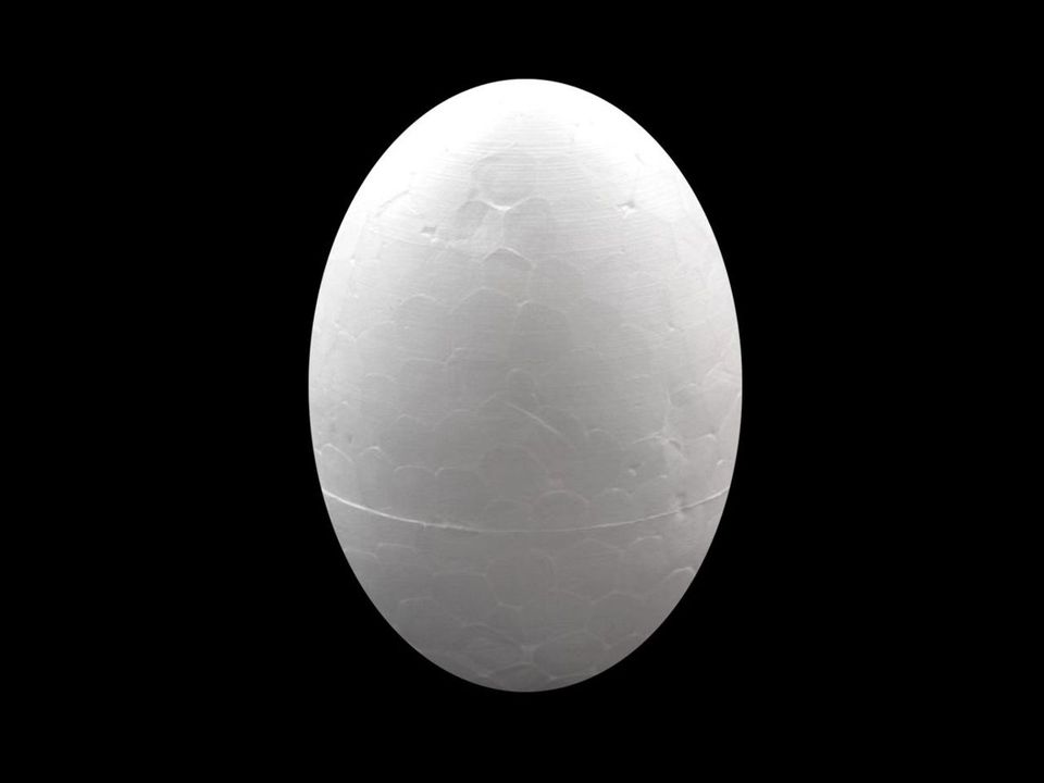 Vajce 6x8 cm polystyrén - 1 ks