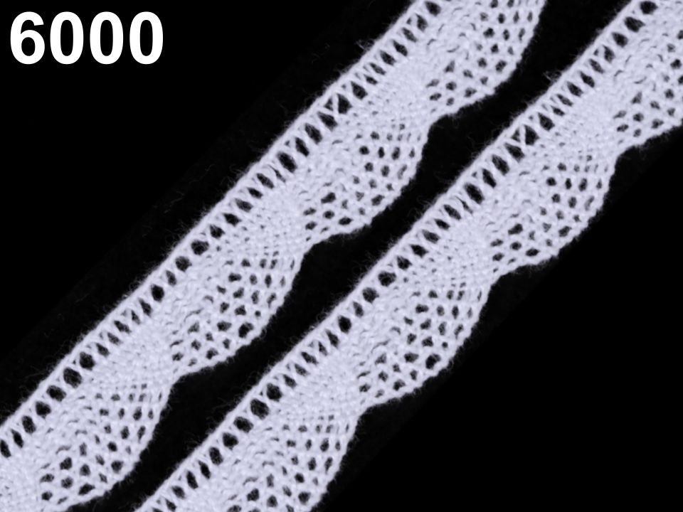 Bavlnená čipka šírka 17 mm paličkovaná - 1 m
