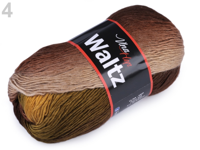 Pletacia priadza Vlna-Hep Waltz 100 g