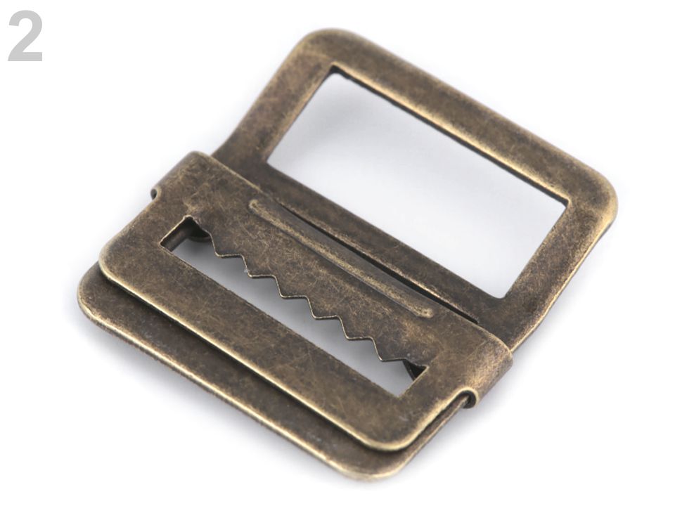 Odevná pracka prehnutá / skracovač šírka 20 mm - 1 ks